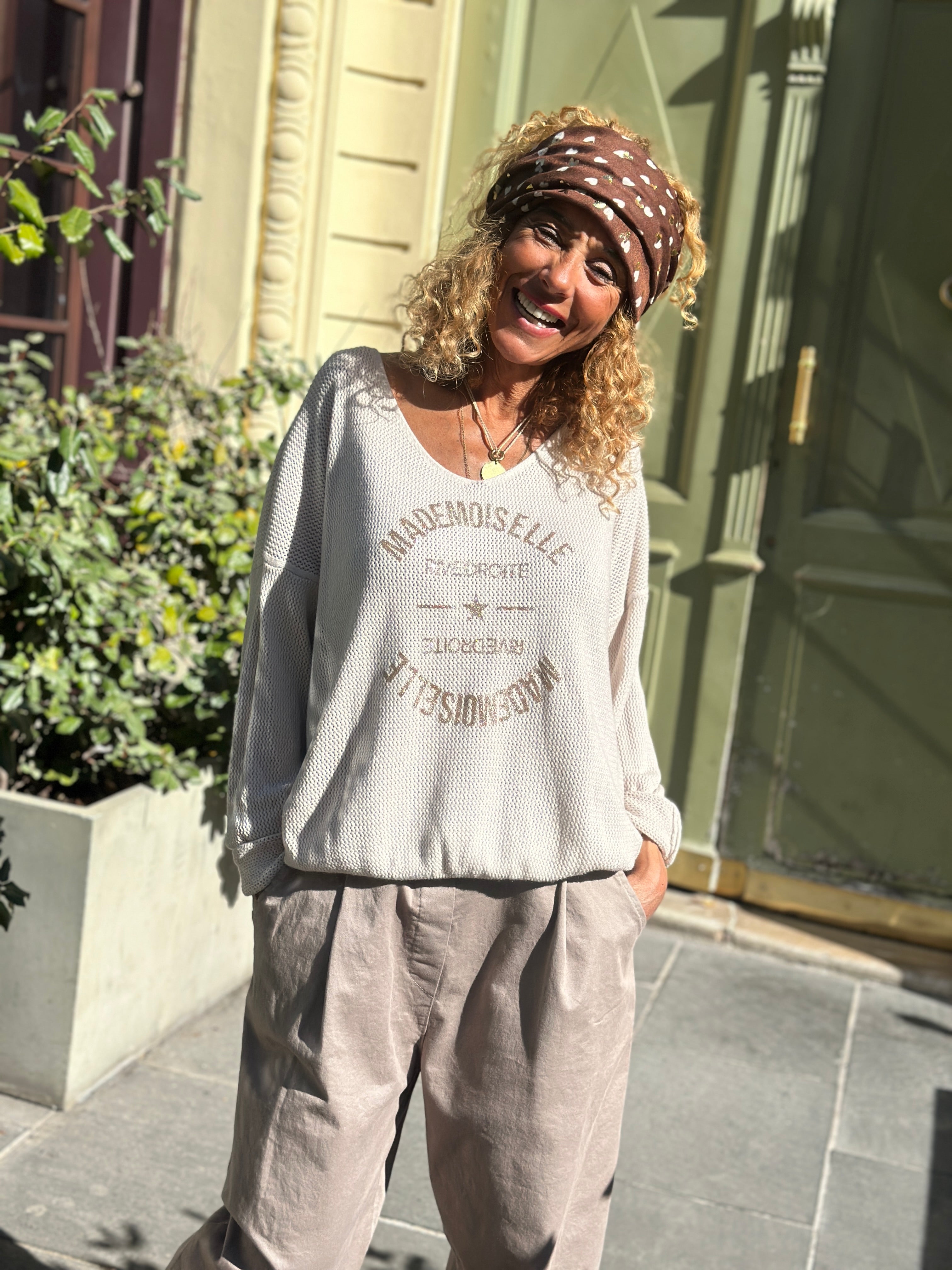 Pull beige MADEMOISELLE