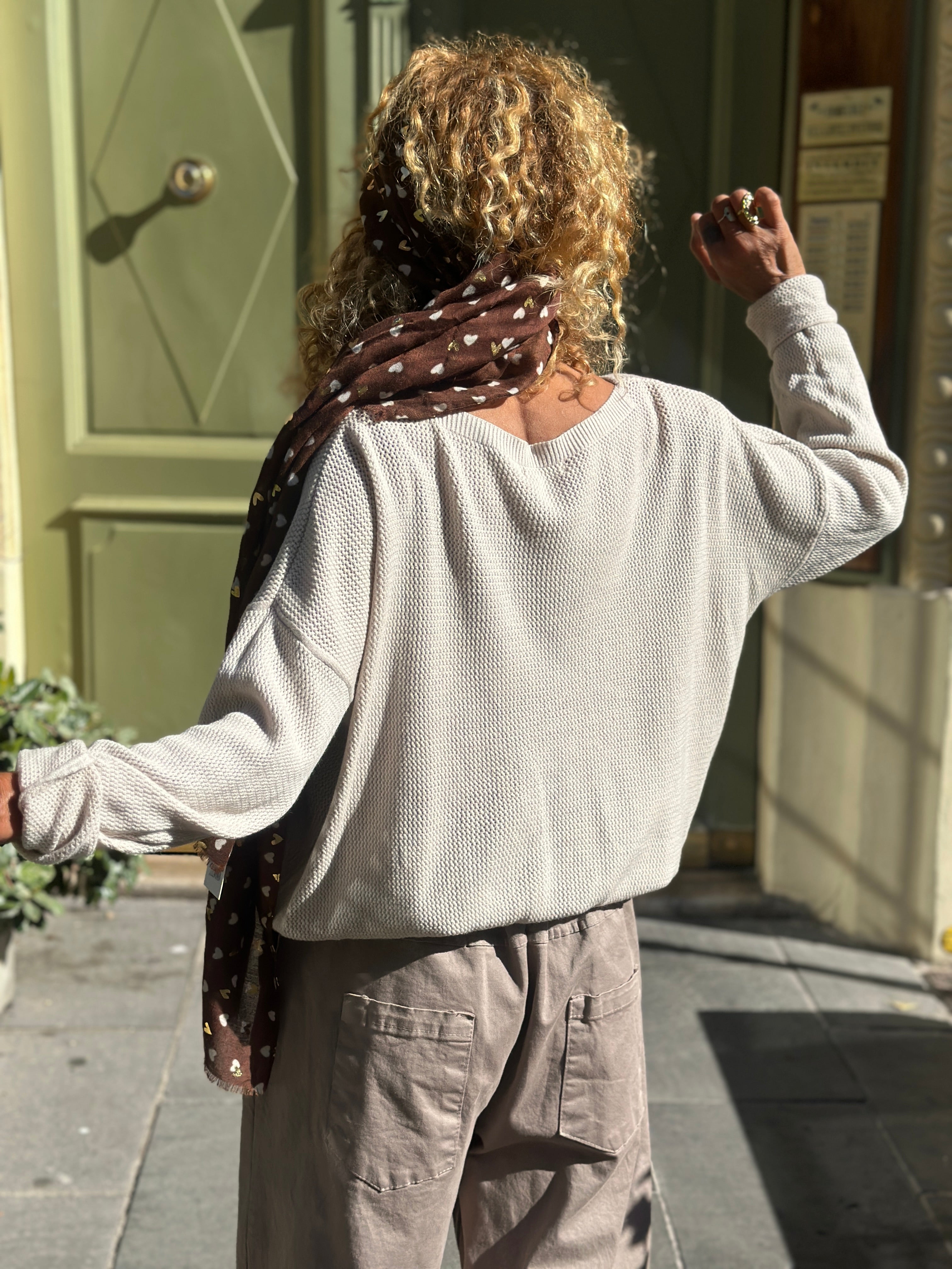 Pull beige MADEMOISELLE