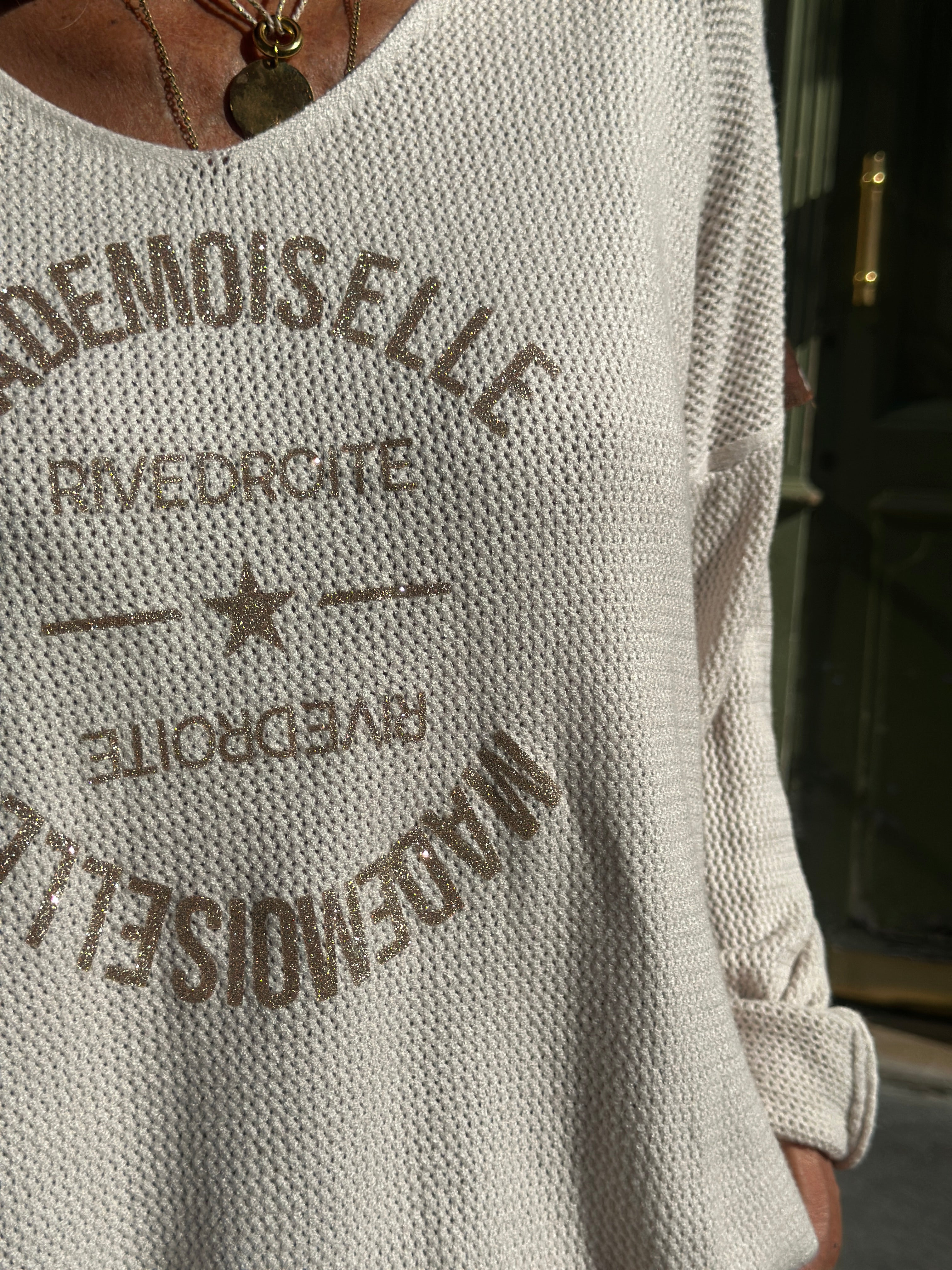 Pull beige MADEMOISELLE