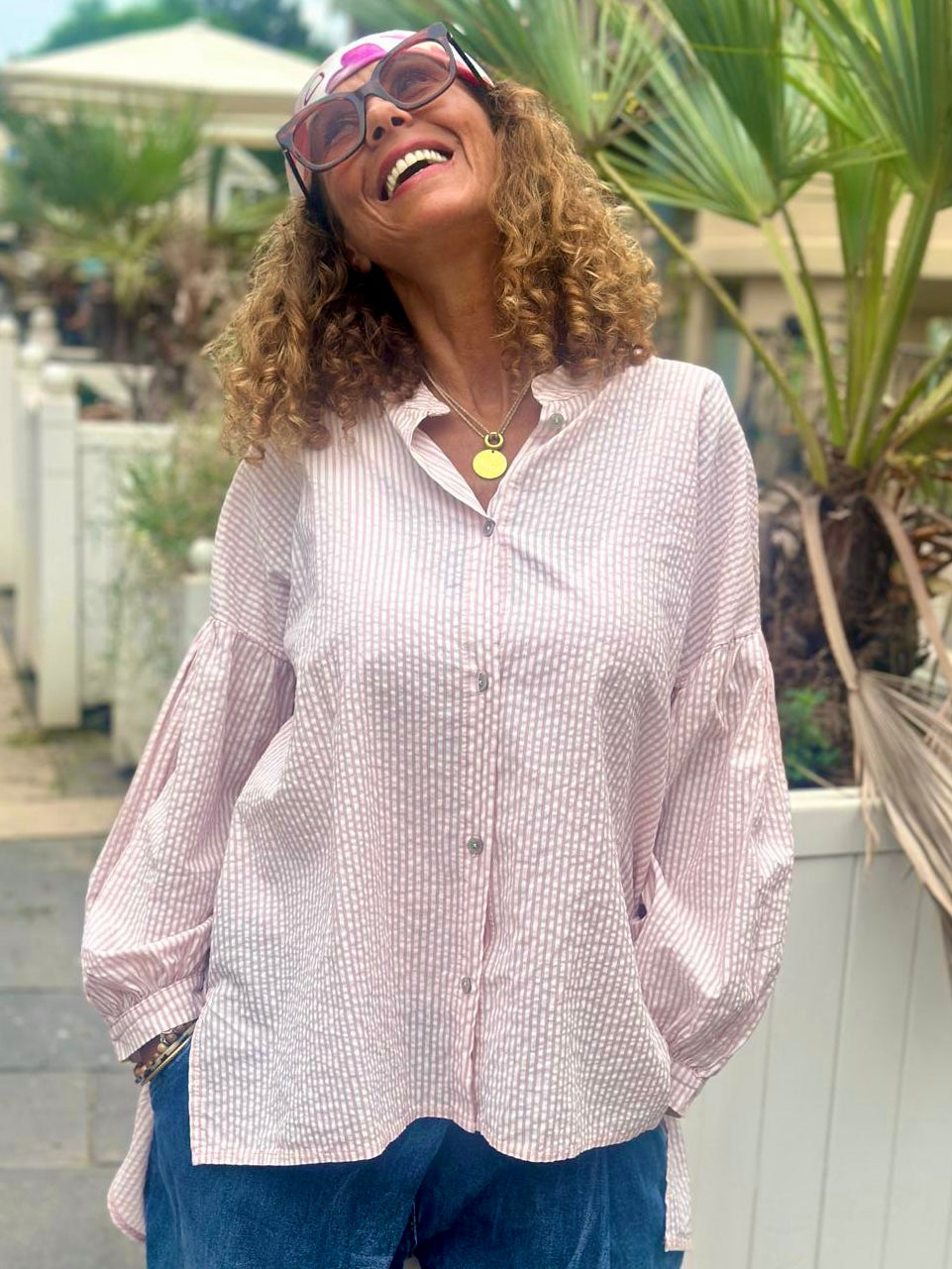 Chemise rose MEG