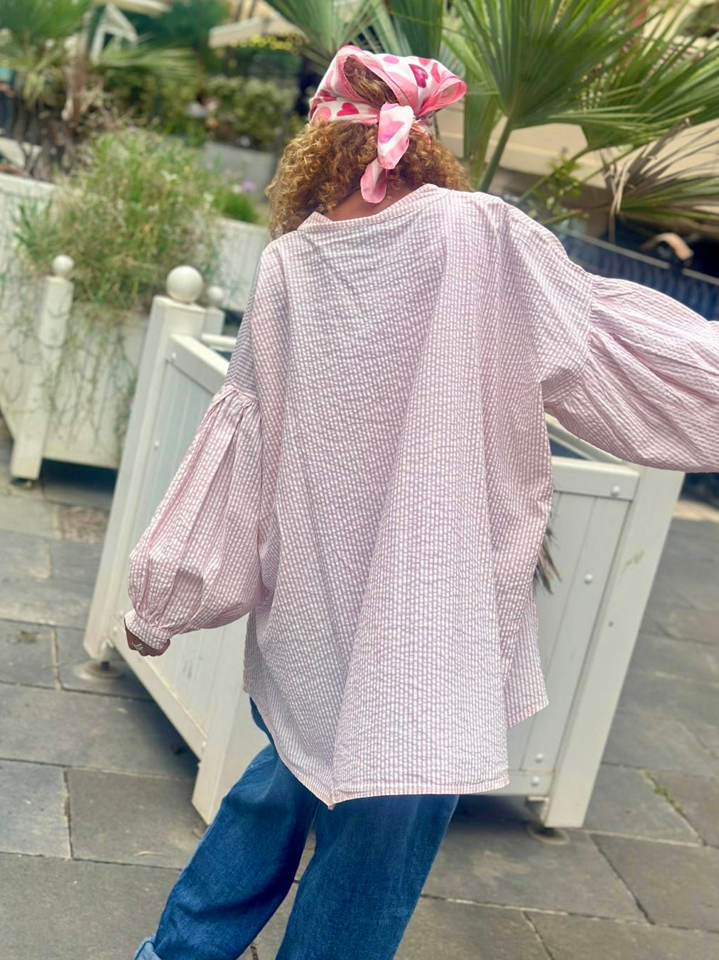 Chemise rose MEG