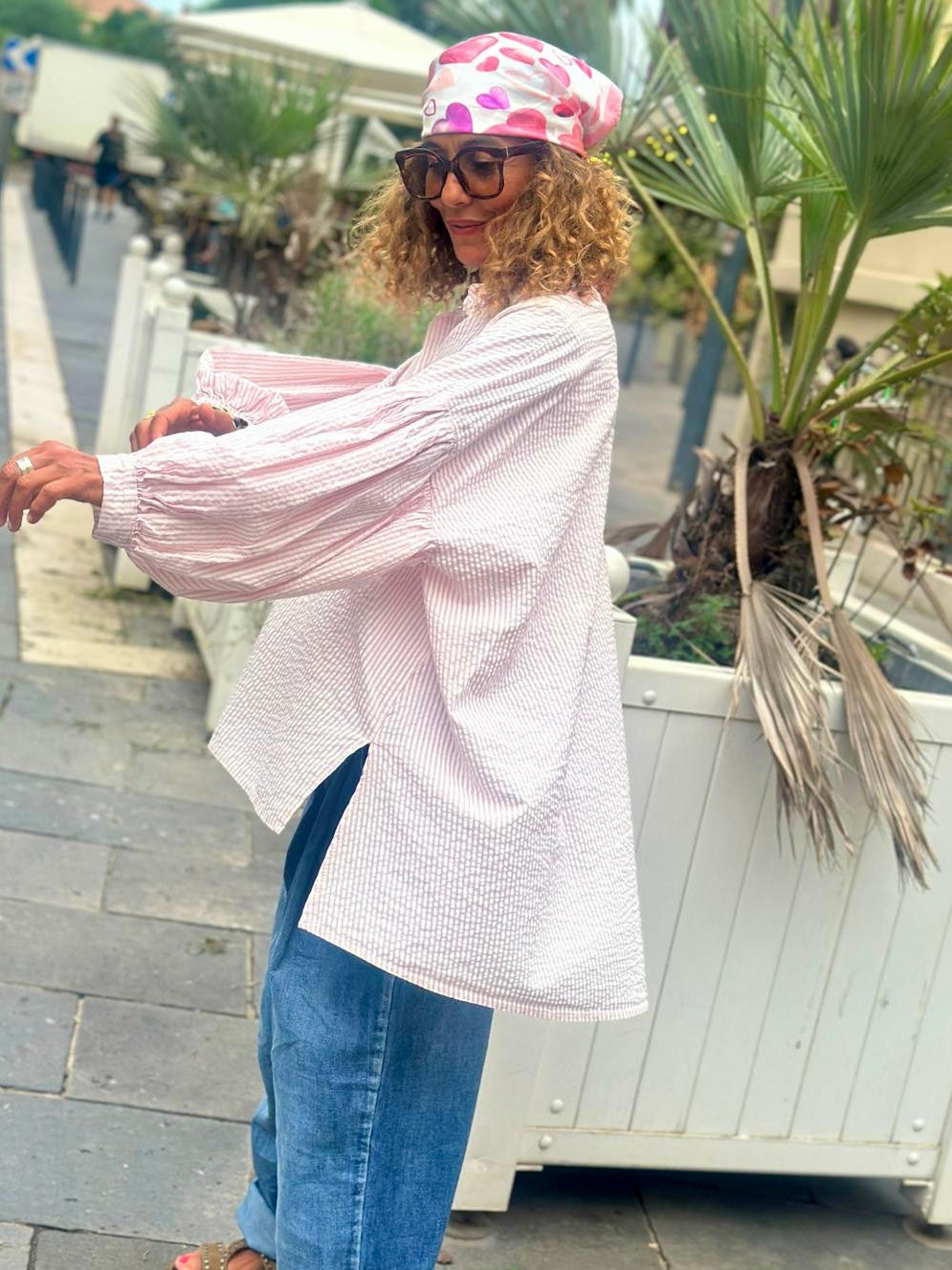 Chemise rose MEG