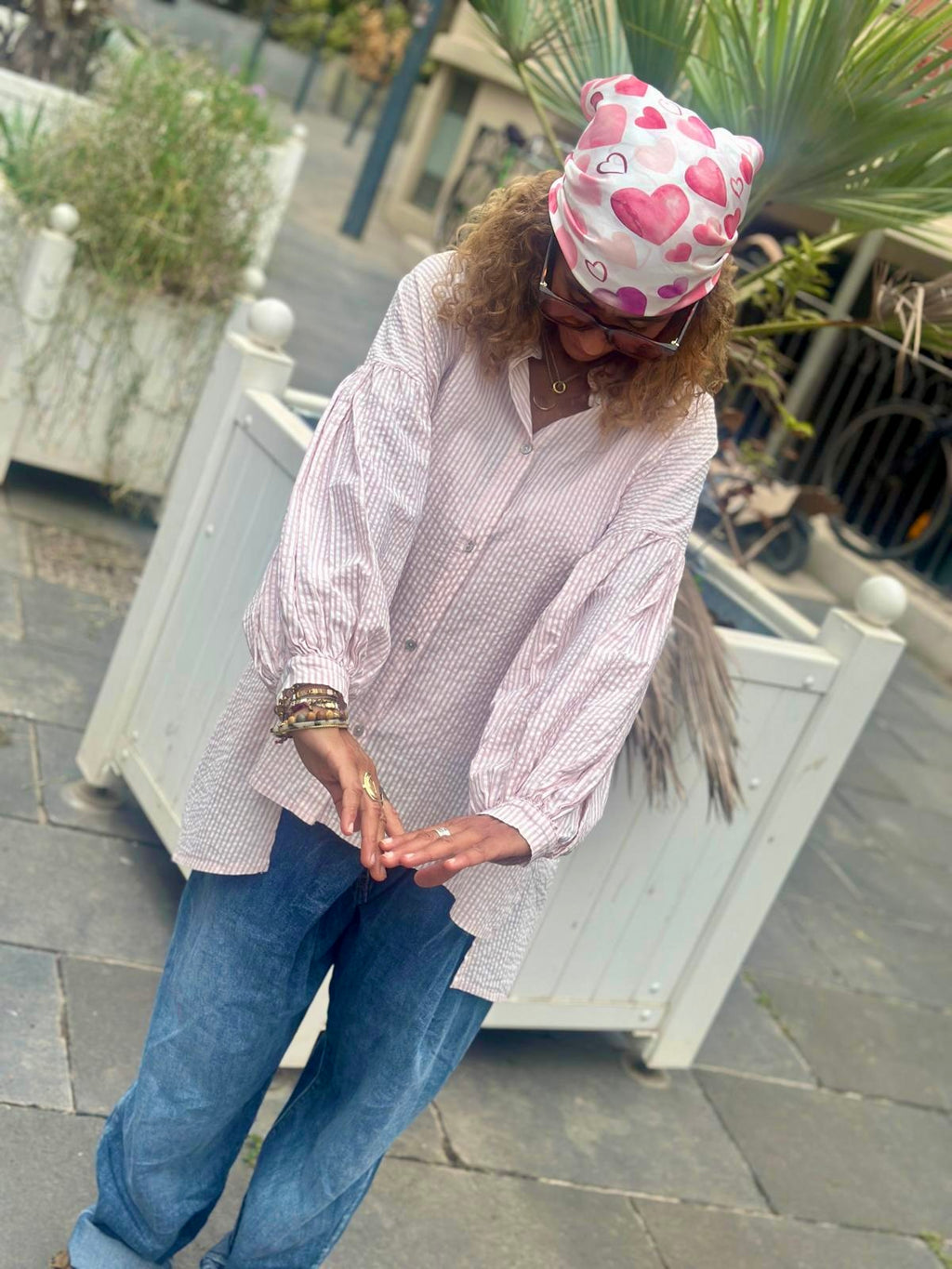 Chemise rose MEG