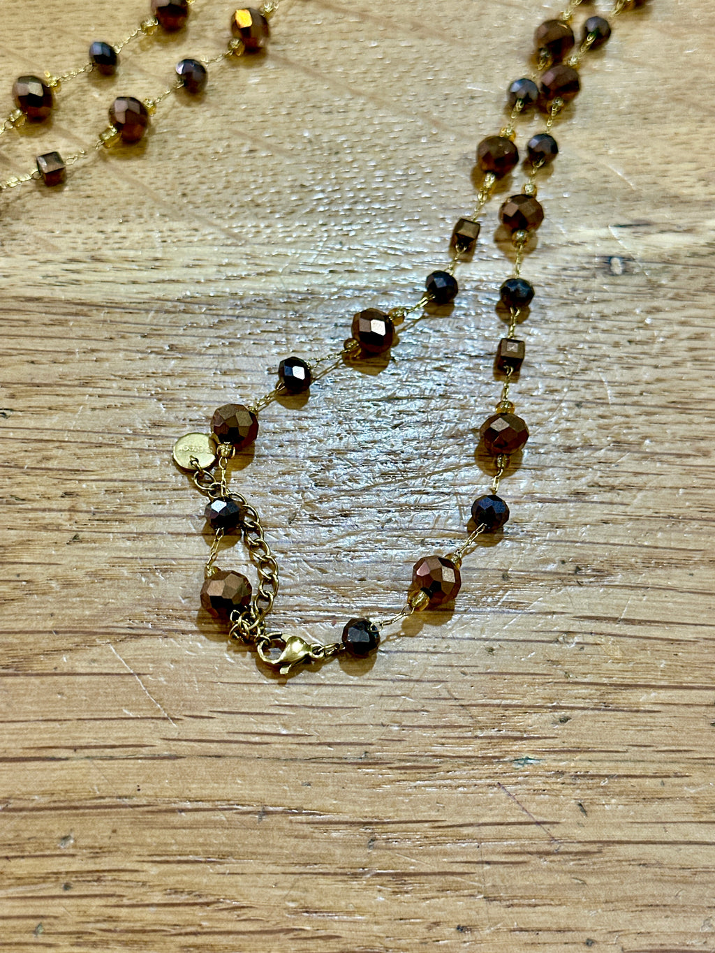 Collier marron LAYA