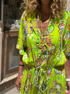 Combinaison vert ADELE