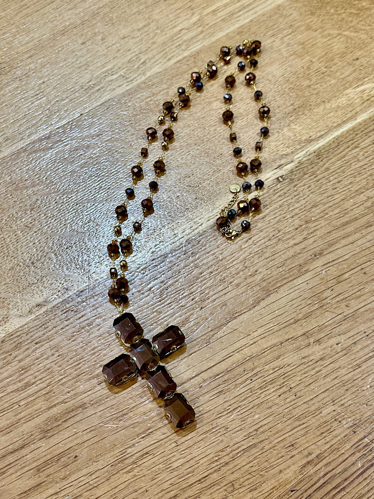 Collier marron LAYA