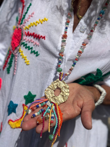 Sautoir multicolore PERLES