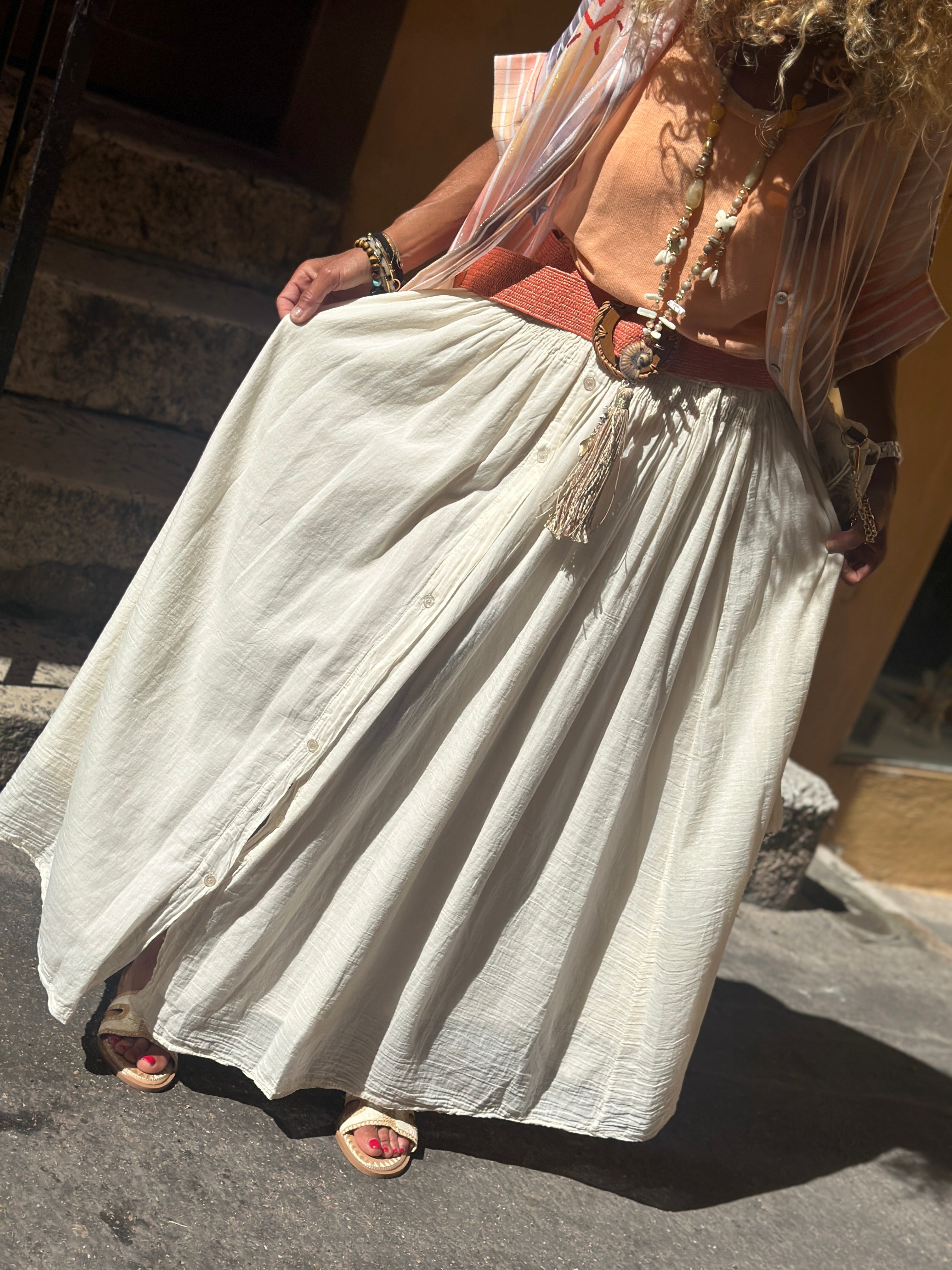 Jupe beige MAHINA