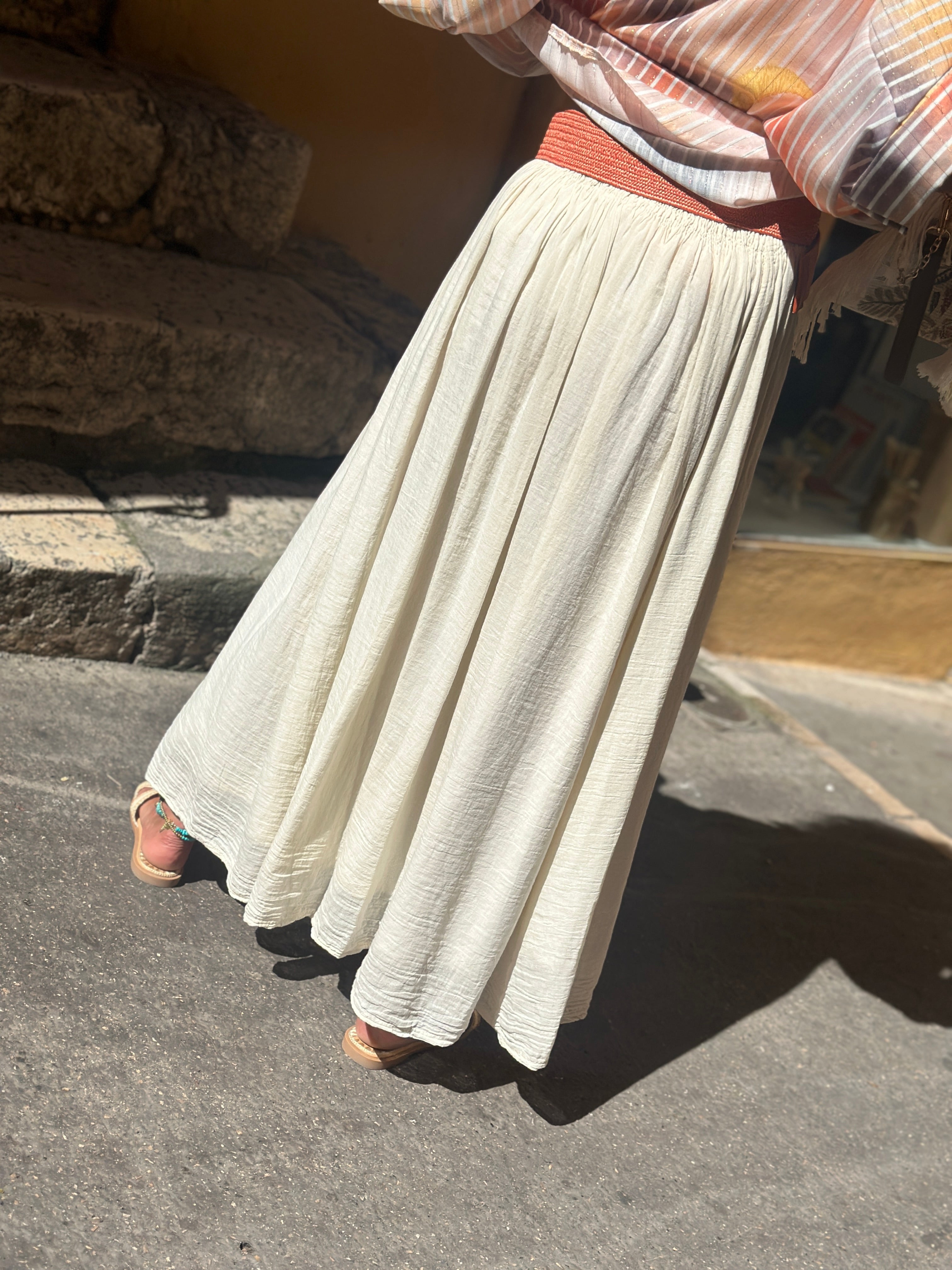 Jupe beige MAHINA