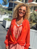 Chemisier orange JENA