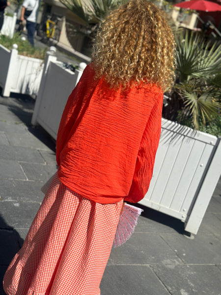 Chemisier orange JENA