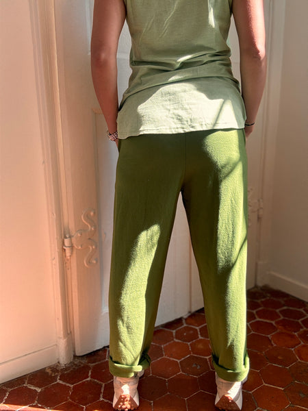 Pantalon vert olive DOLCE VITA