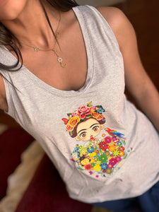 Débardeur gris MINI FRIDA