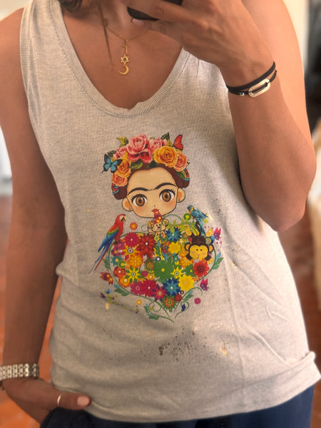 Débardeur gris MINI FRIDA