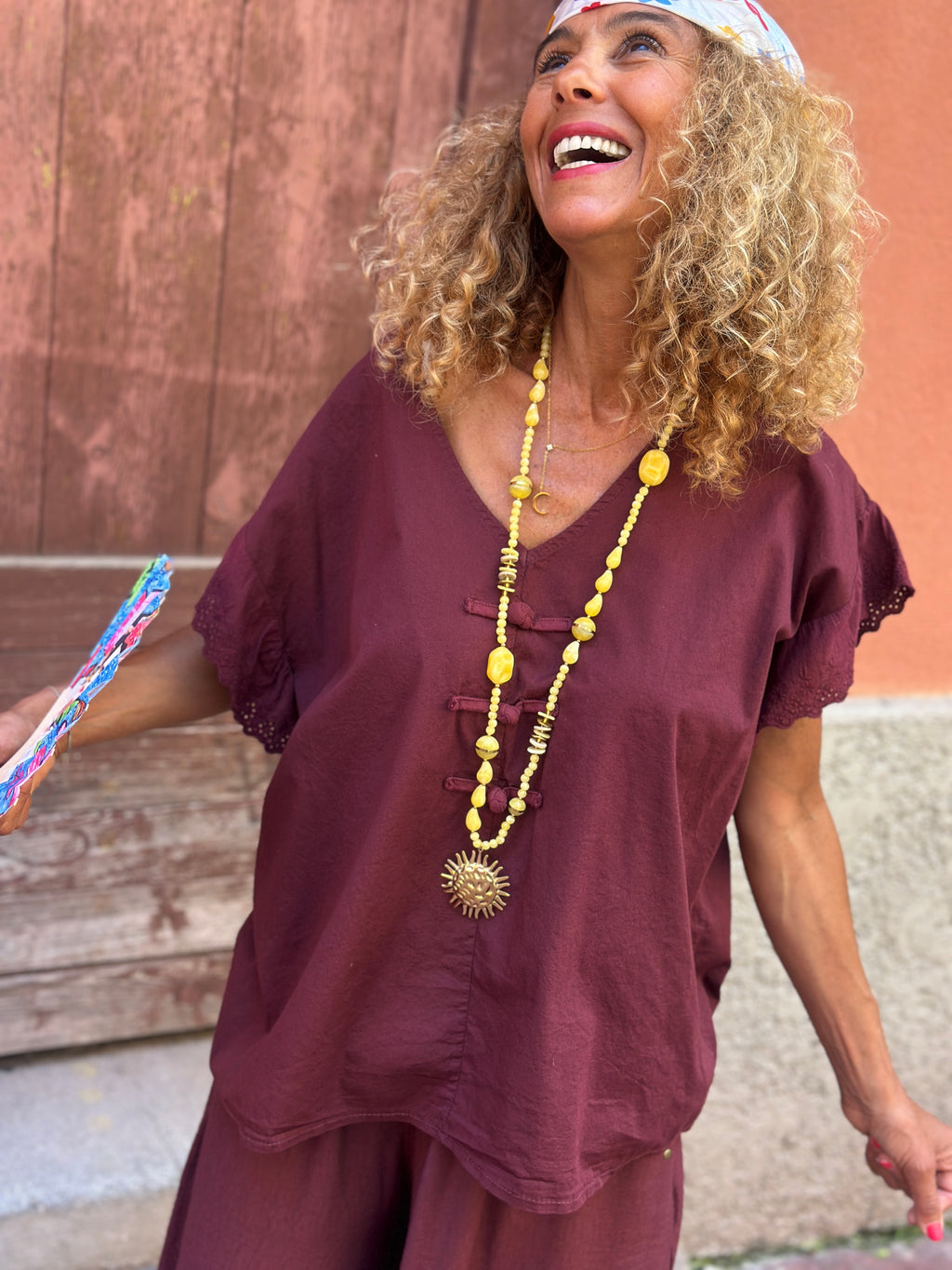 Blouse prune VENY