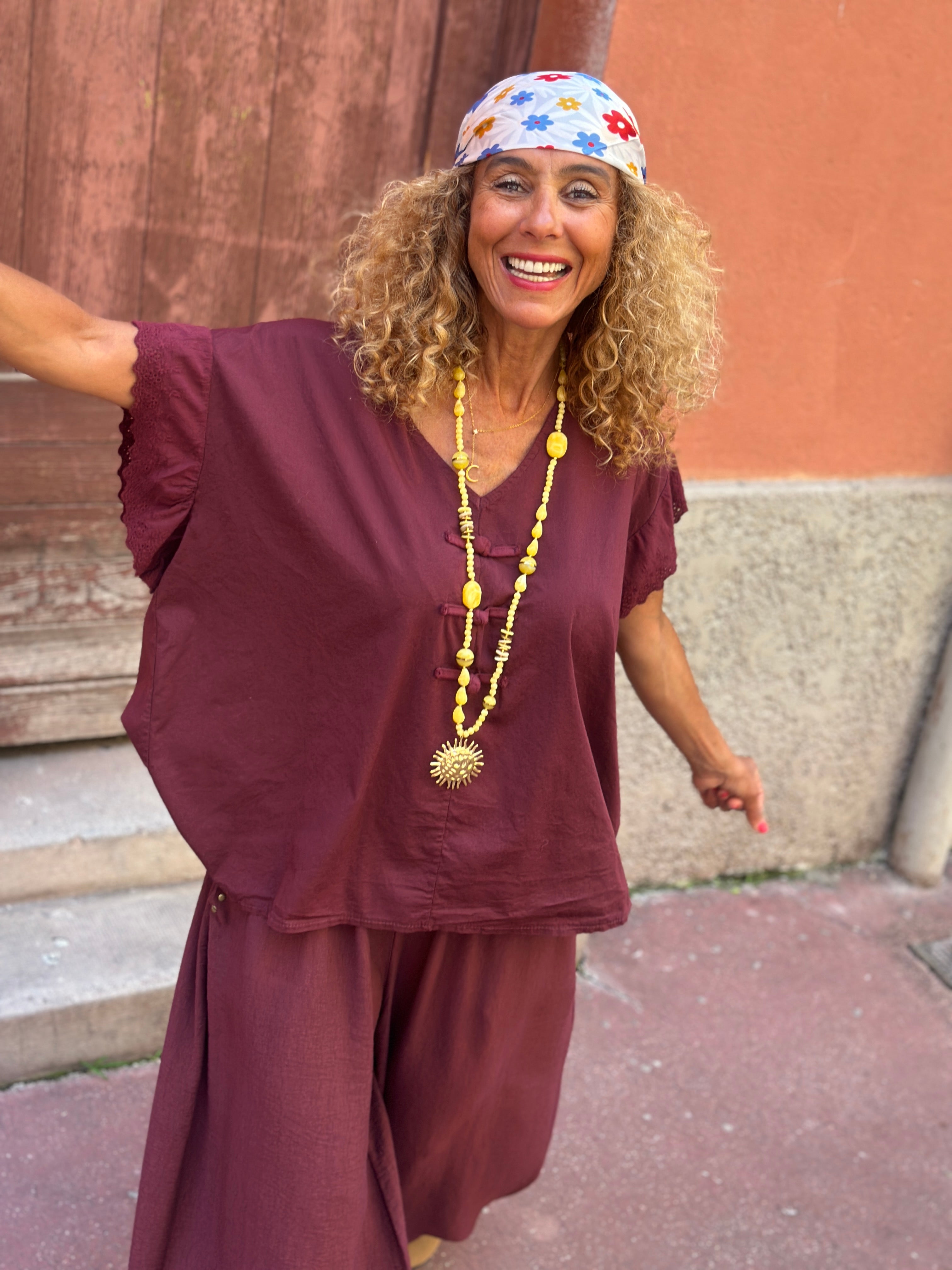 Blouse prune VENY