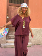 Blouse prune VENY