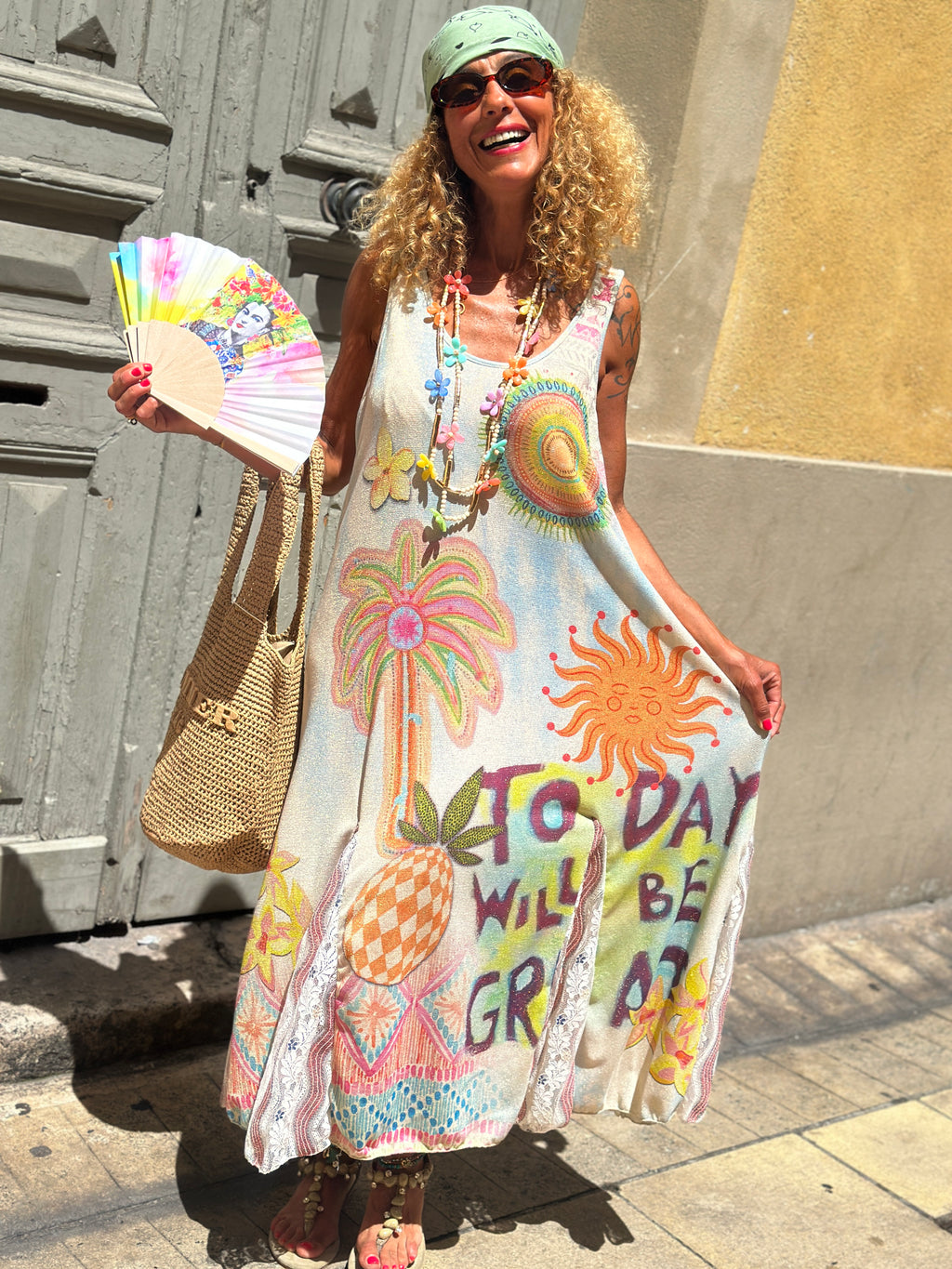 Robe lurex PINEAPPLE