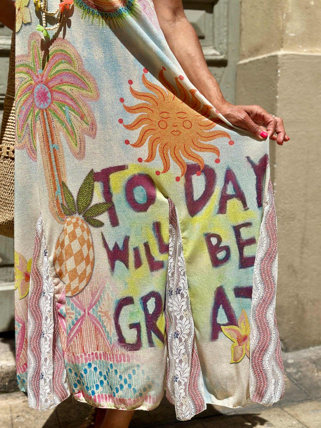 Robe lurex PINEAPPLE