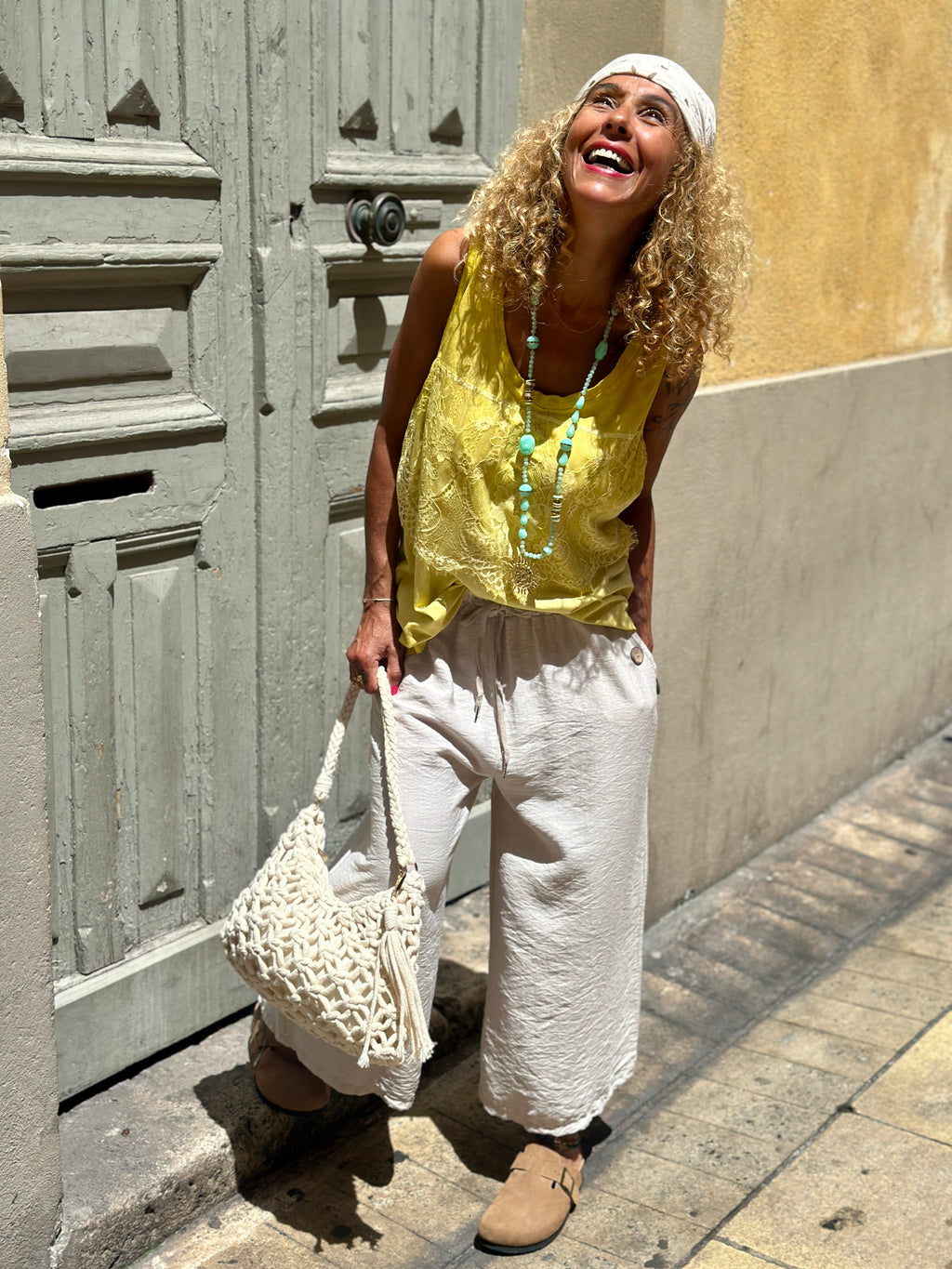 Pantalon beige DINA