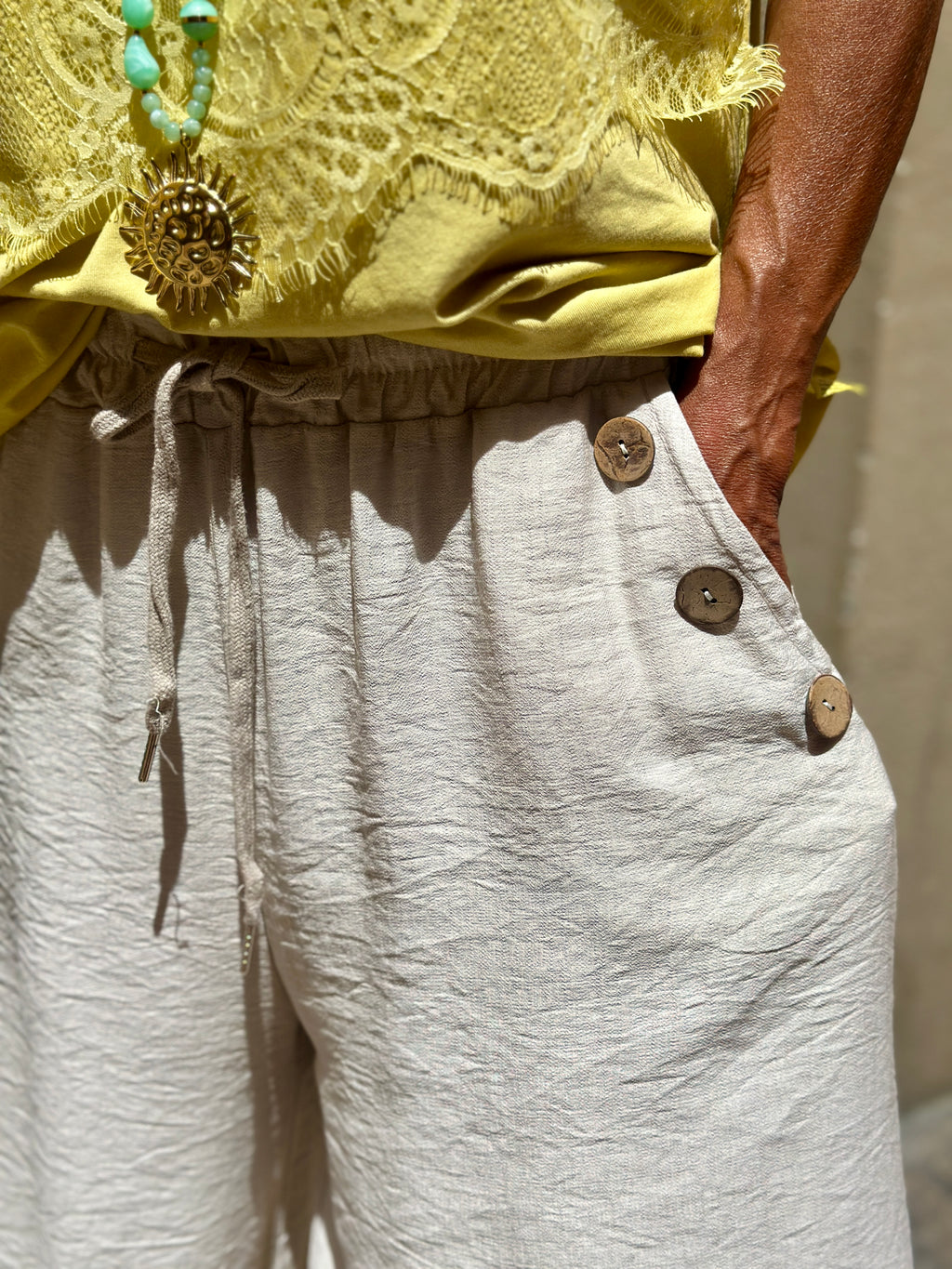 Pantalon beige DINA