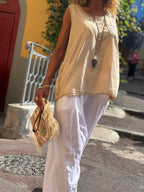 Débardeur camel NAYA