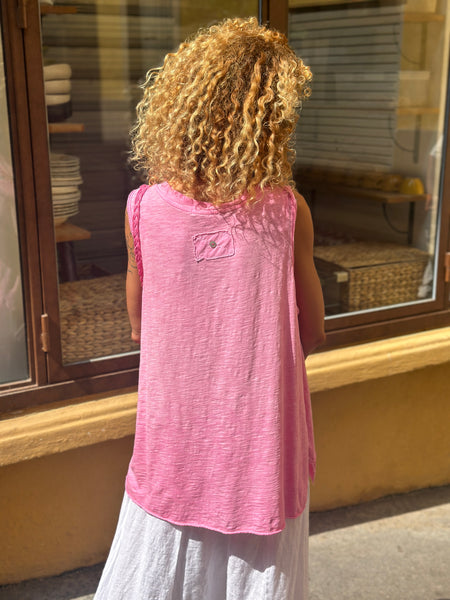 Débardeur rose IBIZA
