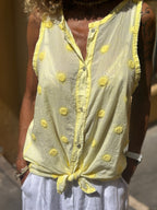 Chemisier jaune IRIS