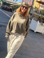 Sweat kaki AMORE MIO