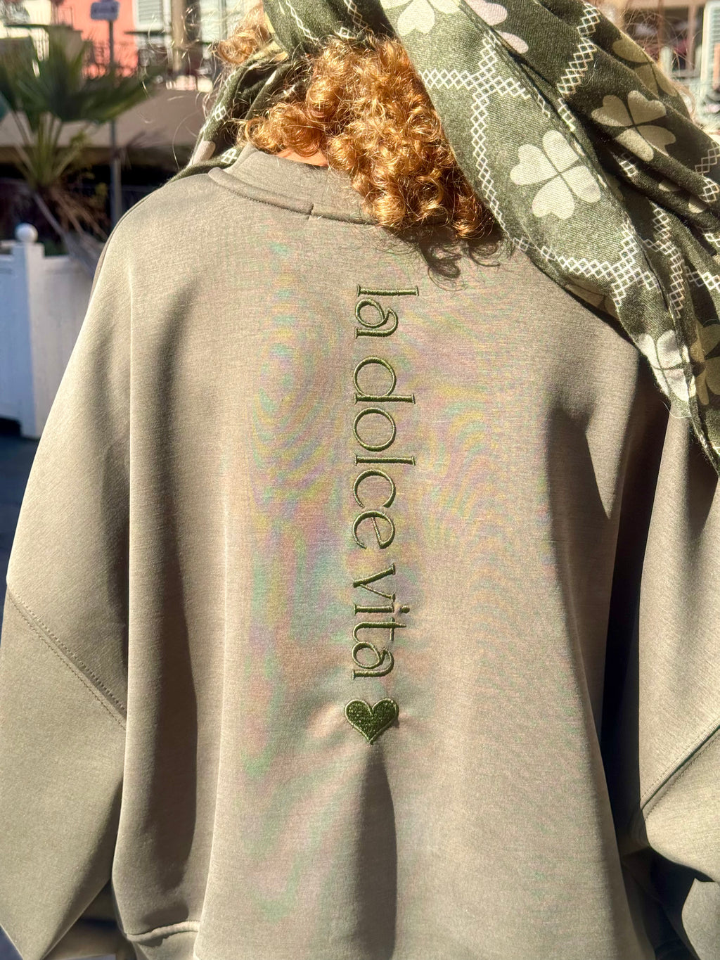 Sweat kaki AMORE MIO