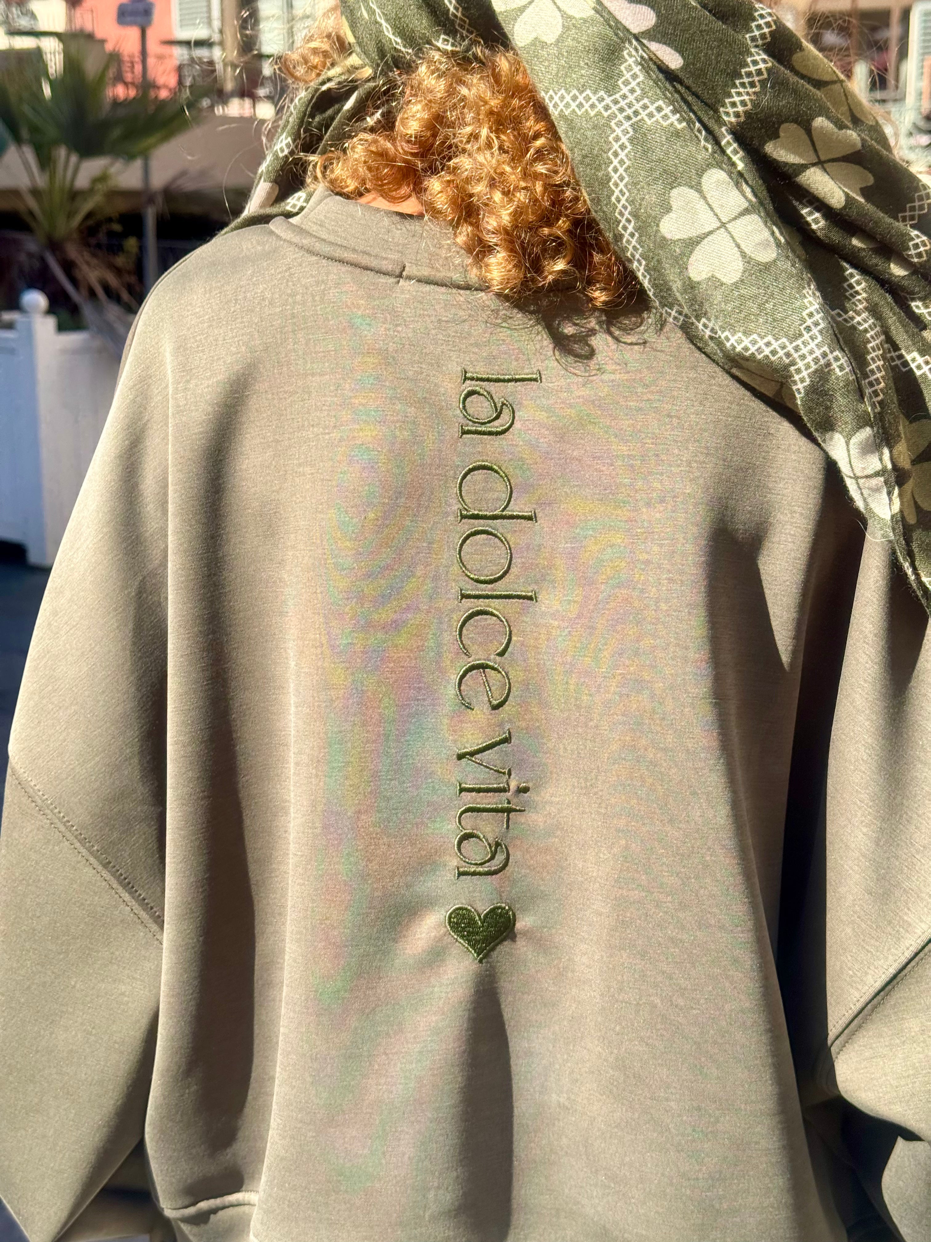 Sweat kaki AMORE MIO