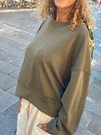 Sweat kaki AMORE MIO