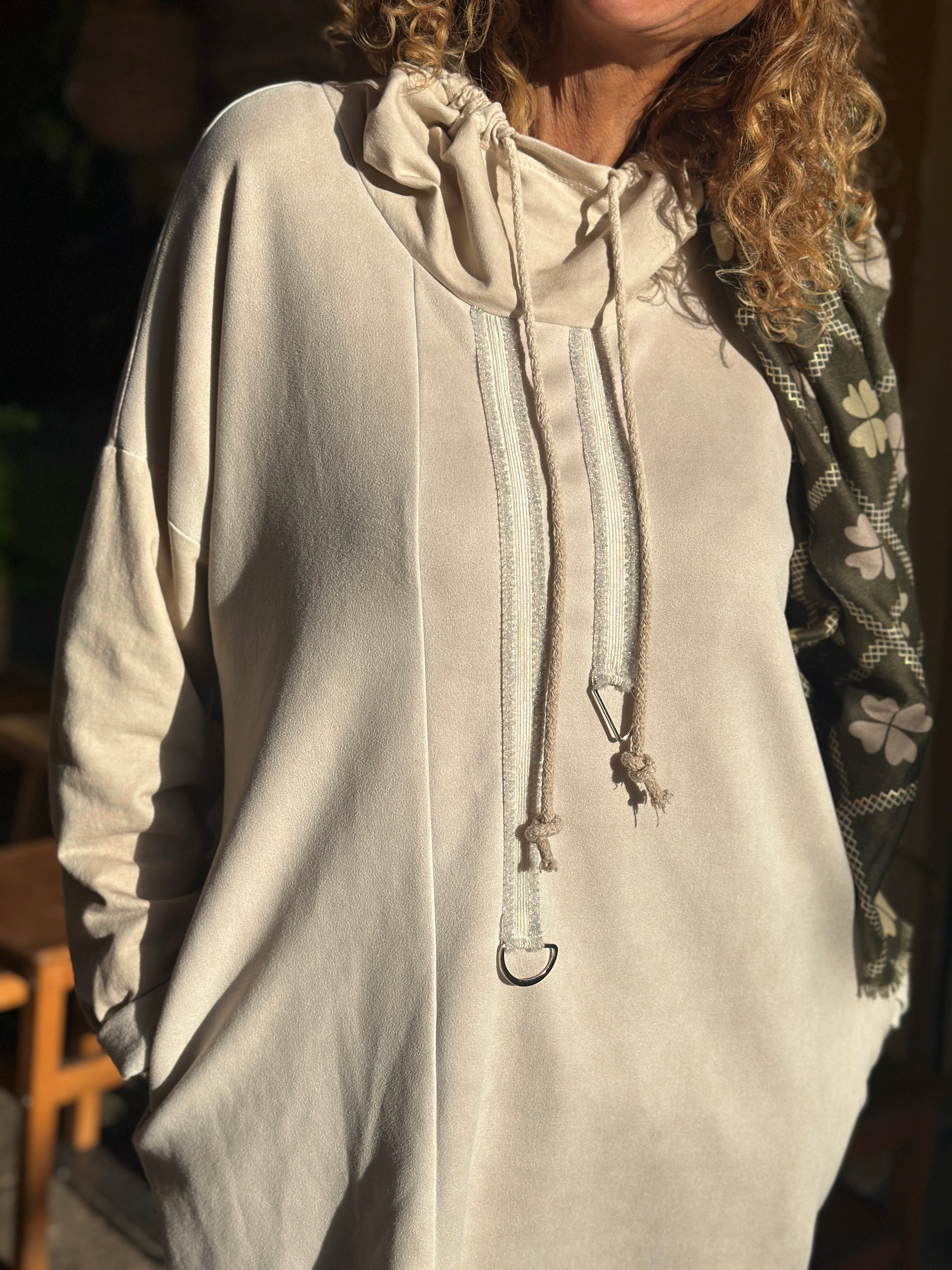 Sweat long beige VANAYA