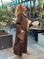 Robe chemise choco POCHES
