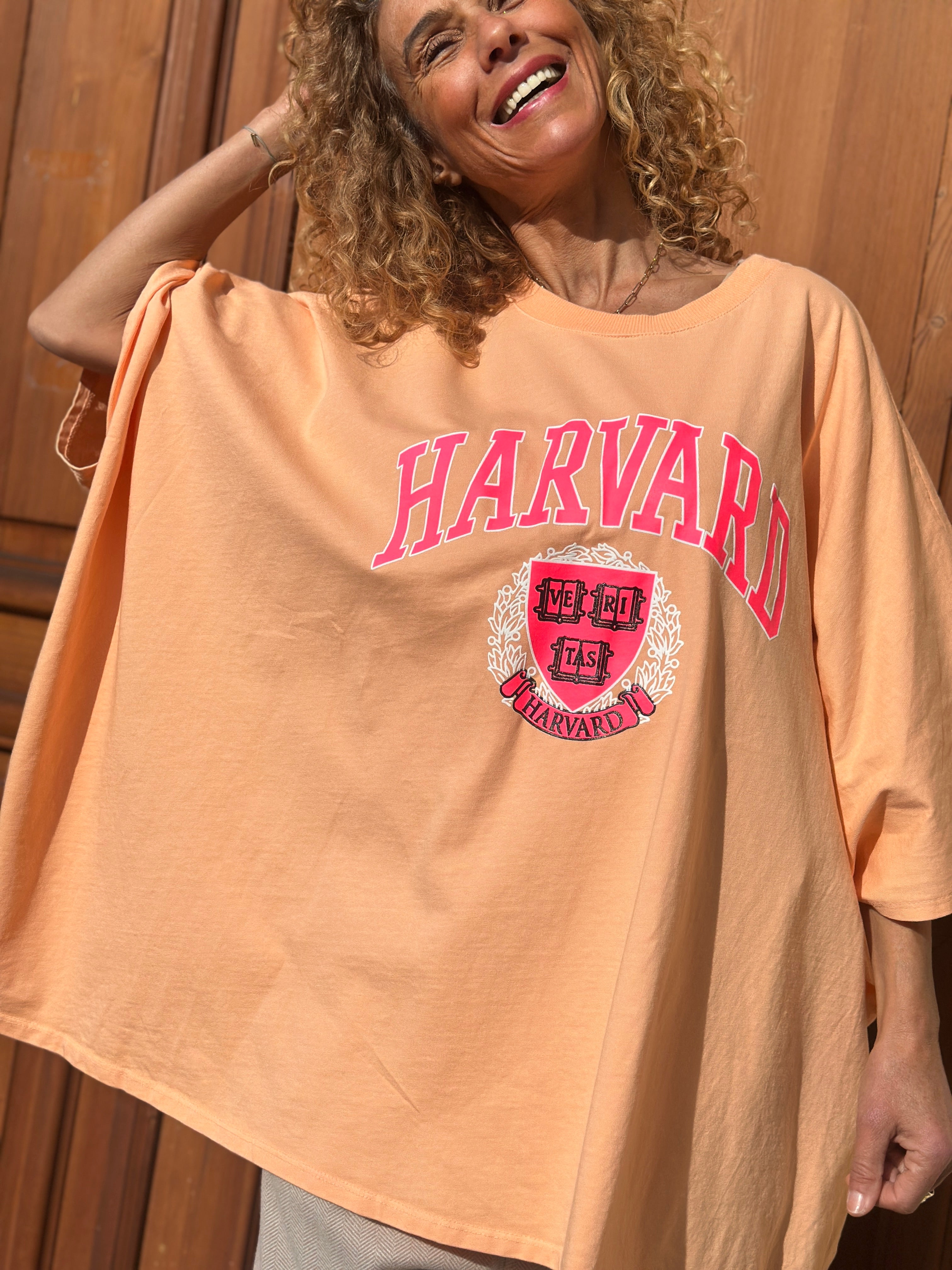 T-shirt orange HARVARD