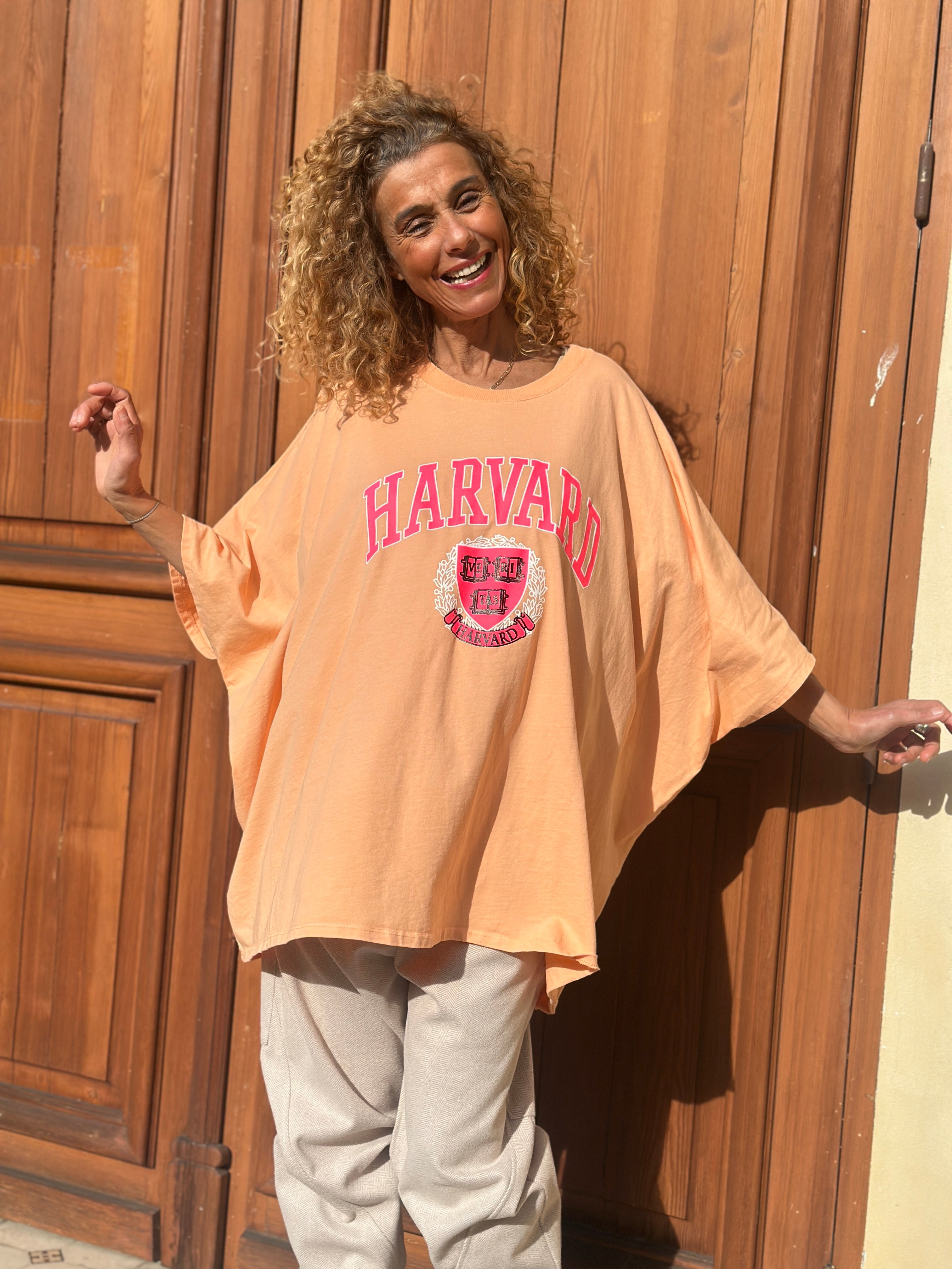 T-shirt orange HARVARD