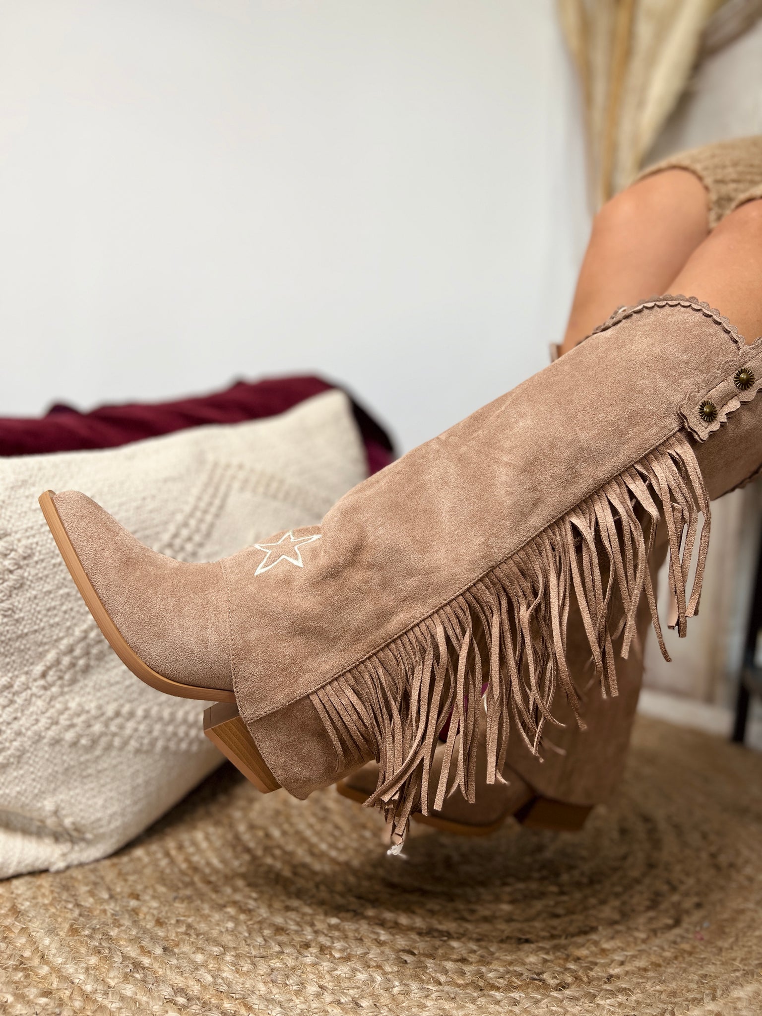 Bottes beige LUCKY