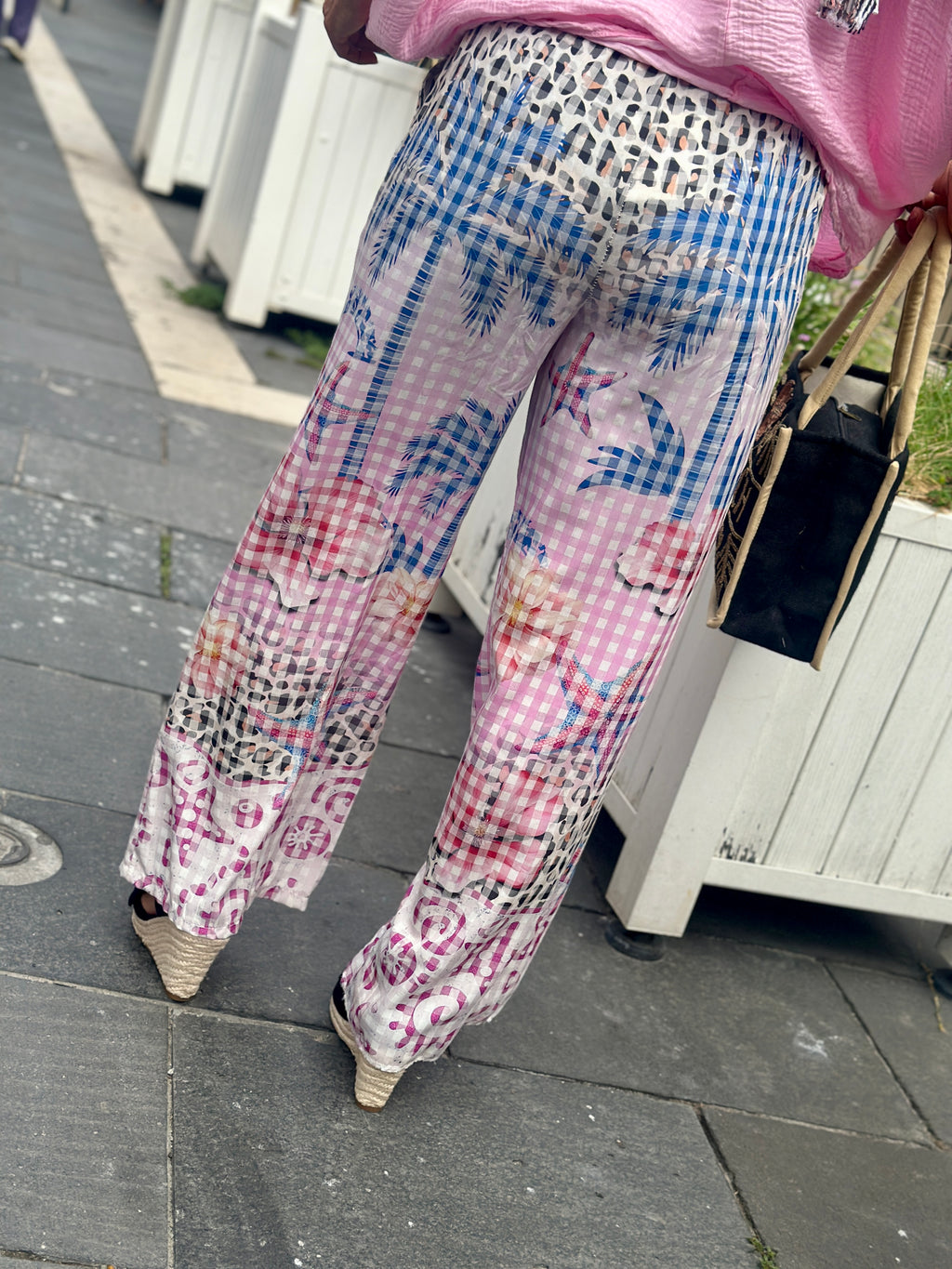 Pantalon rose PALMTREE
