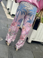 Pantalon rose PALMTREE