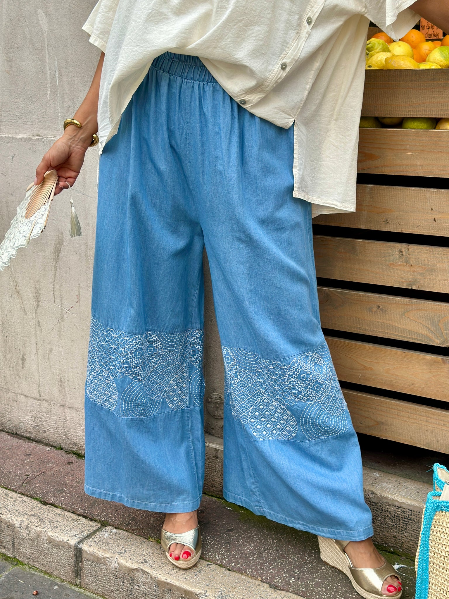 Pantalon denim LAMY