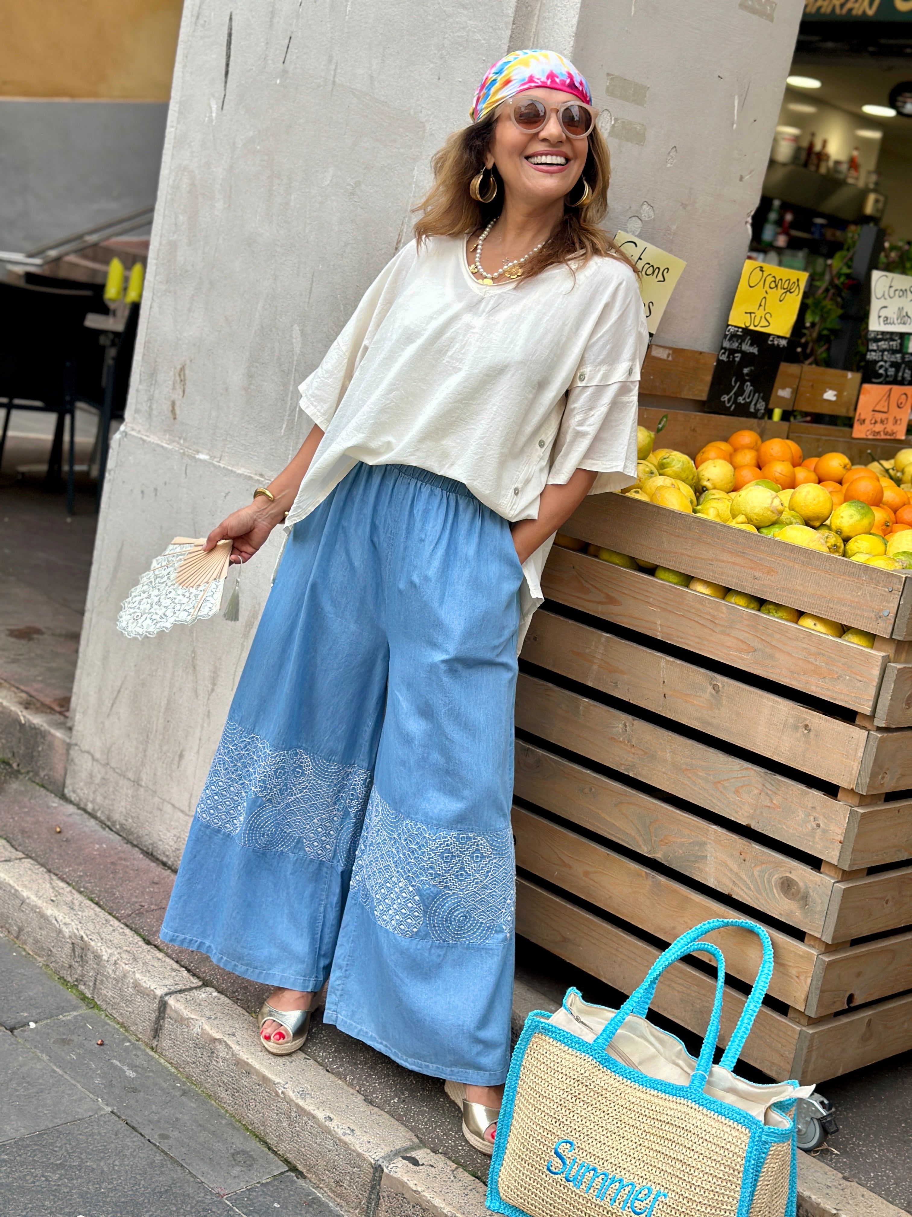 Pantalon denim LAMY