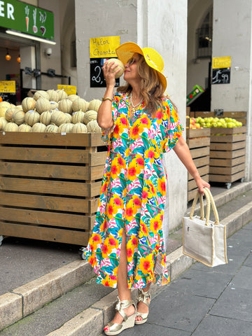 Robe multicolore TROPICALE
