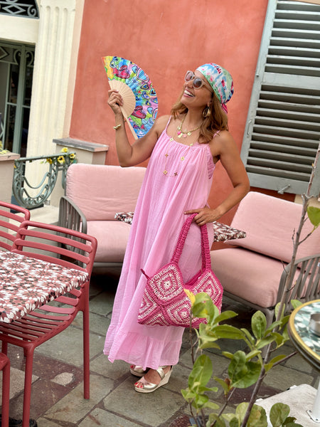 Robe rose LORIZA