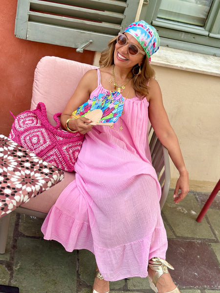 Robe rose LORIZA