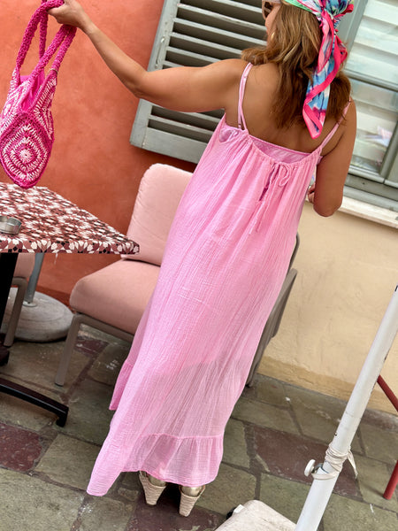 Robe rose LORIZA