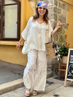 Blouse beige PALMIER