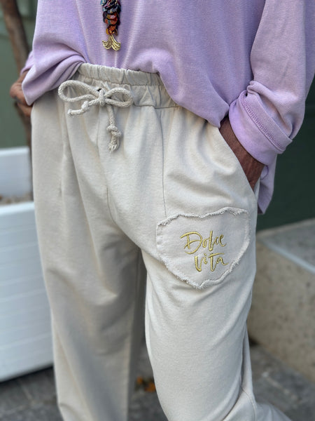 Pantalon beige DOLCE VITA