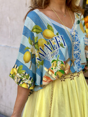 T-shirt lurex LEMON