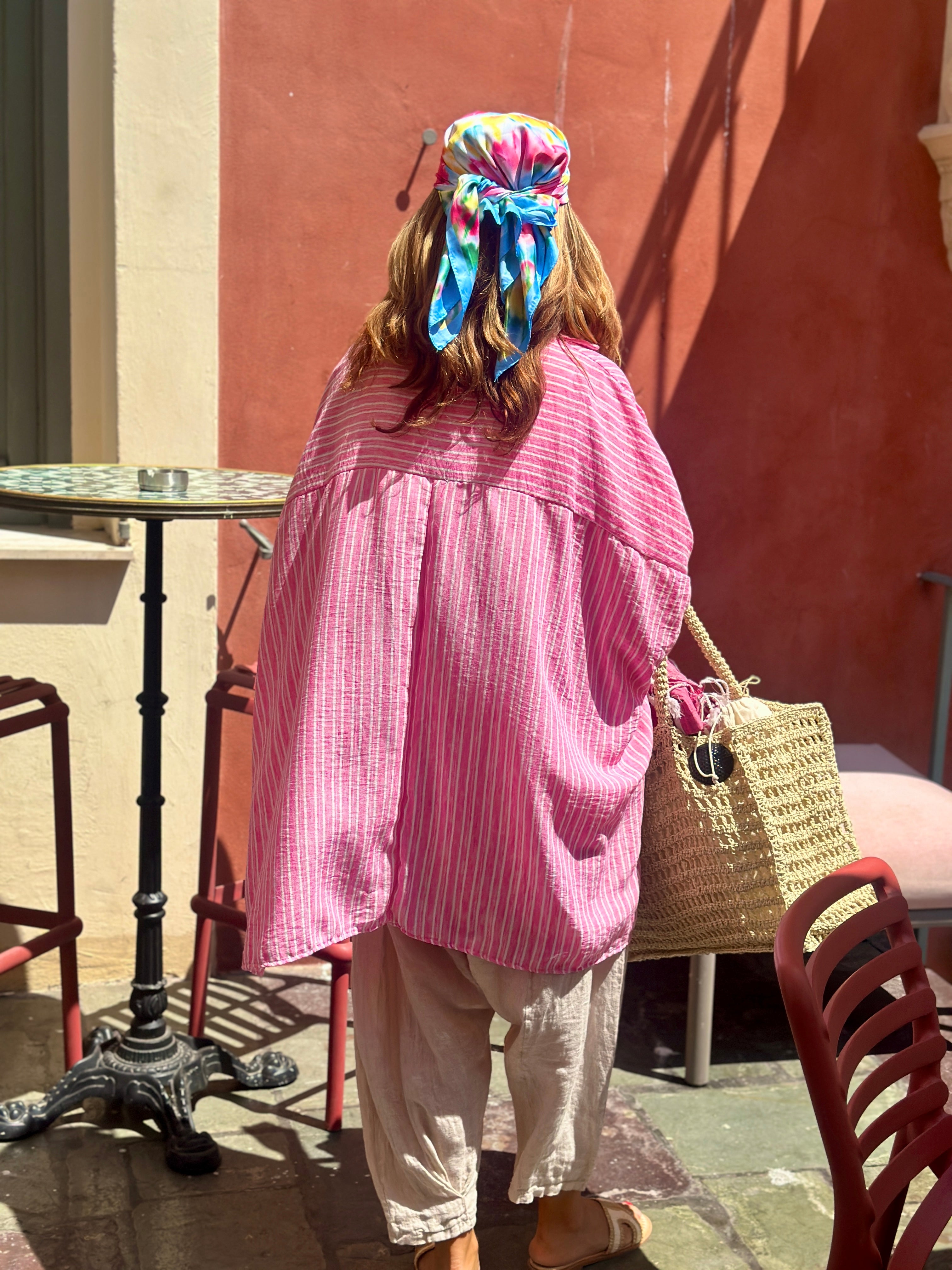Chemise ample rose GALIANA
