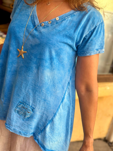 T-shirt bleu KENI